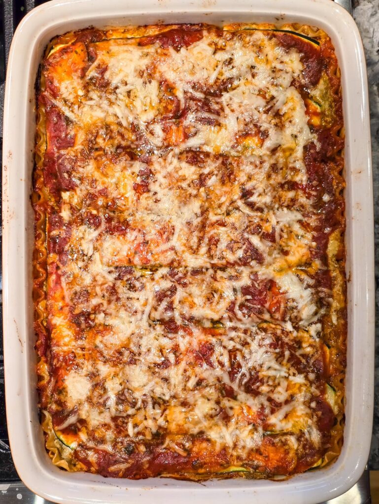 Zucchini Lasagna Dinner