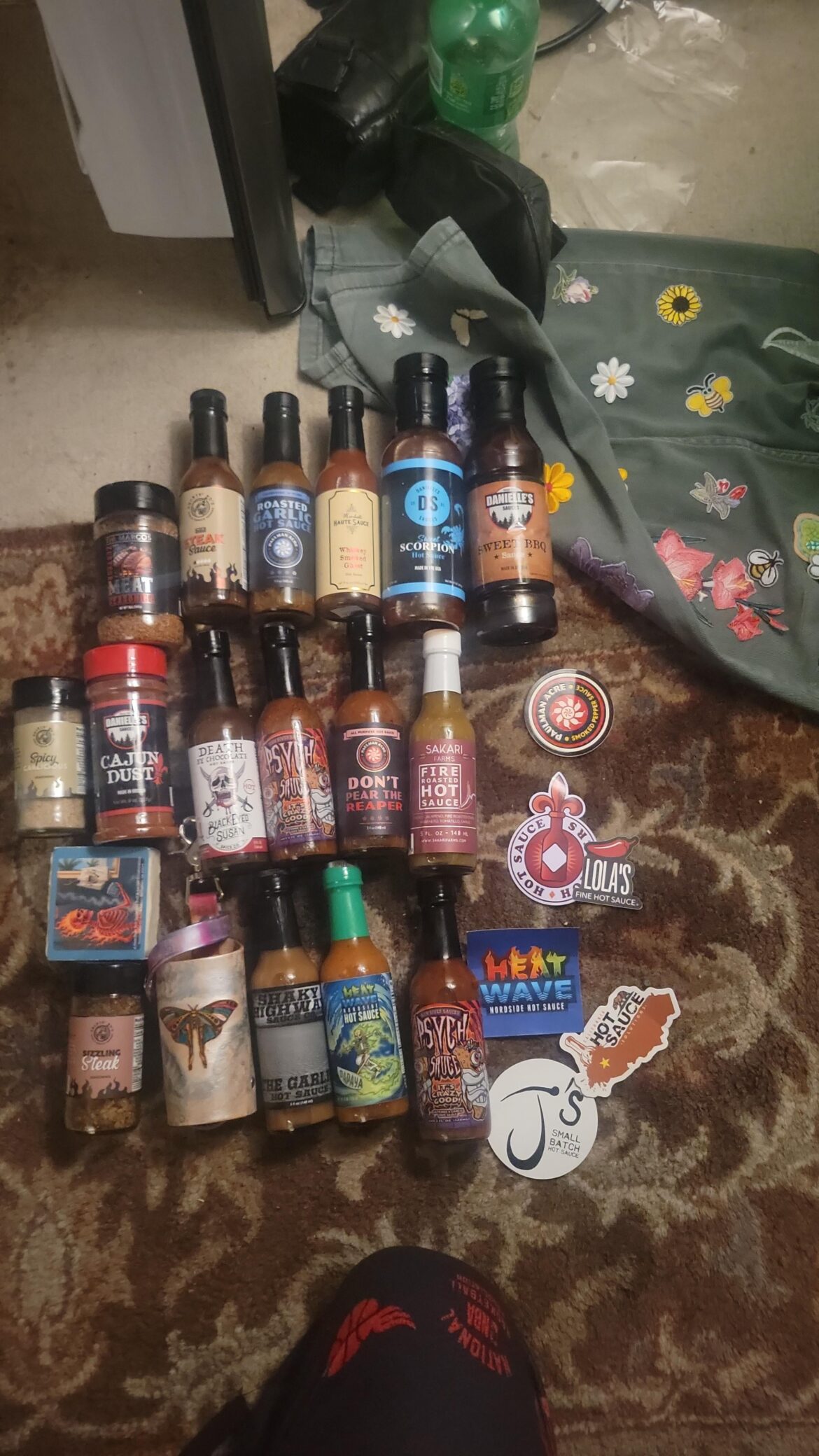 Here's my loot haul from PDX Hot Sauce Expo.