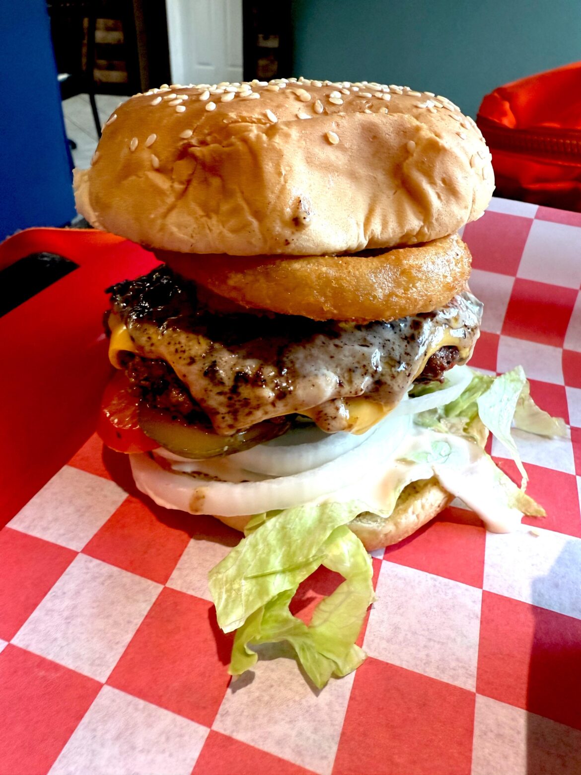 Lucky burger at luckys in lebanon nj
