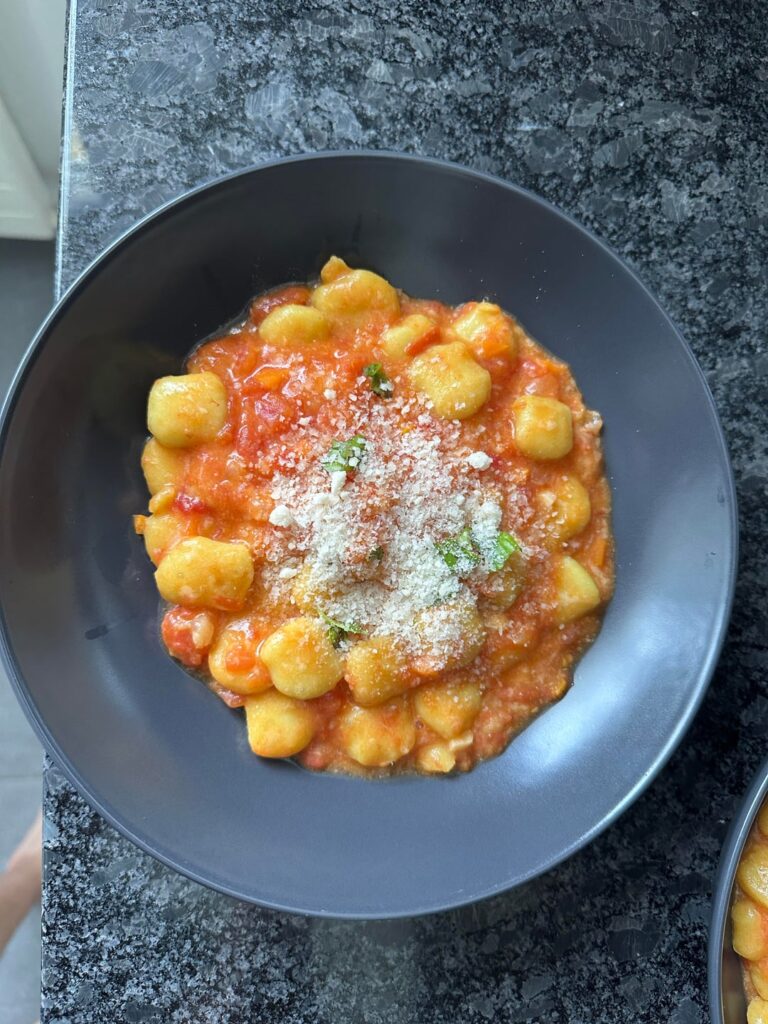 Gnocchi with Tomato from the Garden