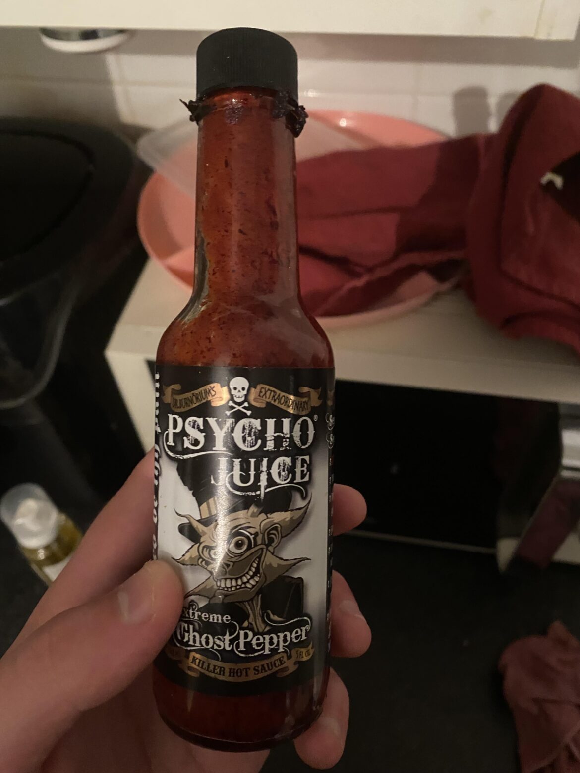 This hot sauce has taught me that hot food is nice. However, when it’s this hot it may be better just to get less hot sauce with actual flavour that doesn’t taste like Satans anus.