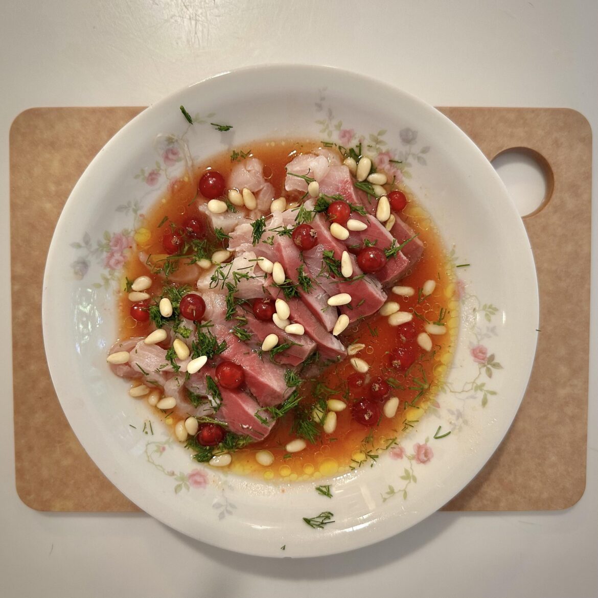 [home chef] Hamachi Crudo