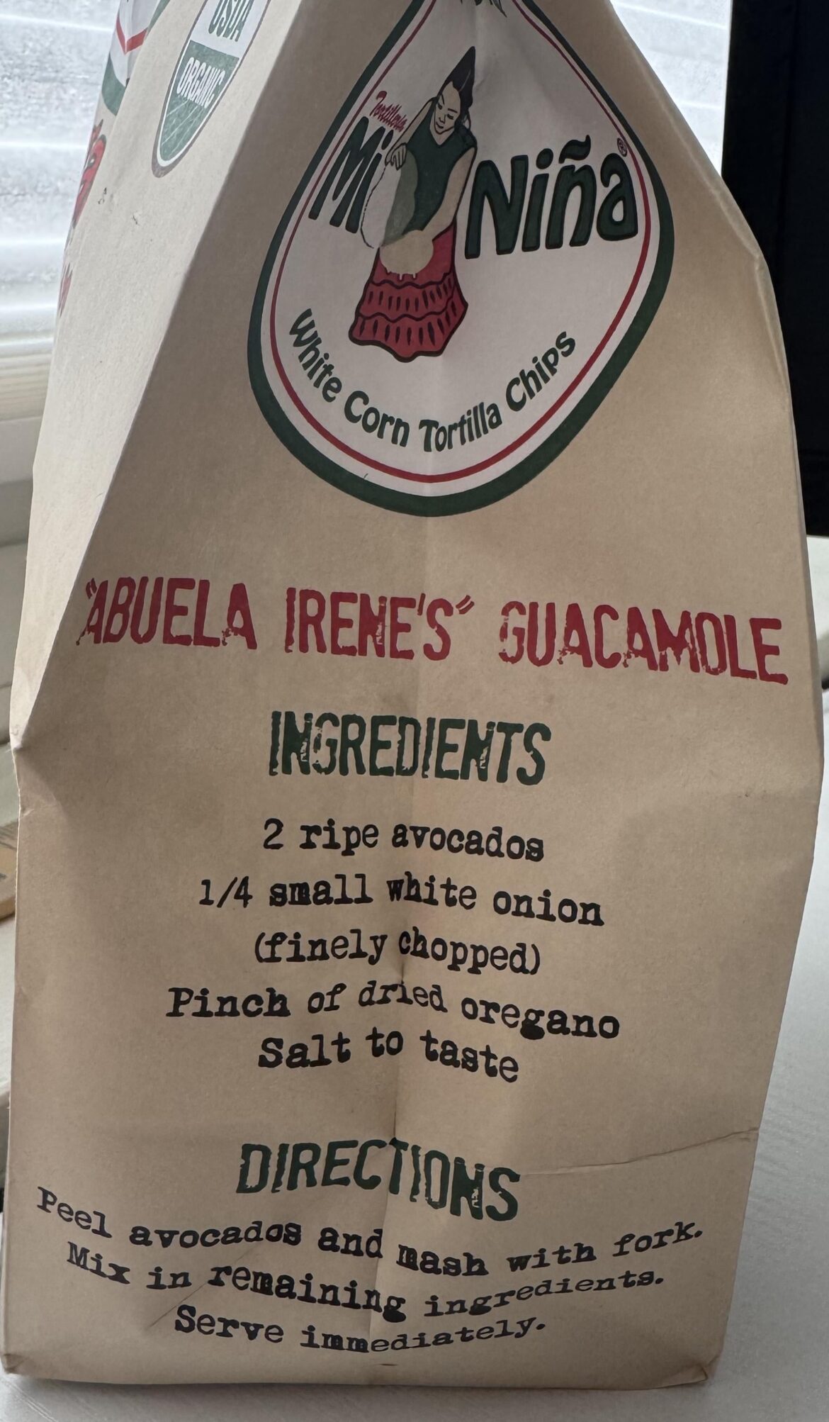 I love Mi Niña's chips but...