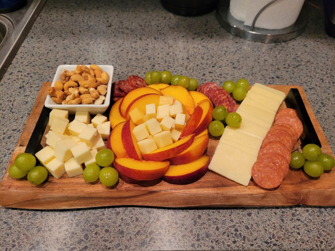 A little board for swimming by the pool