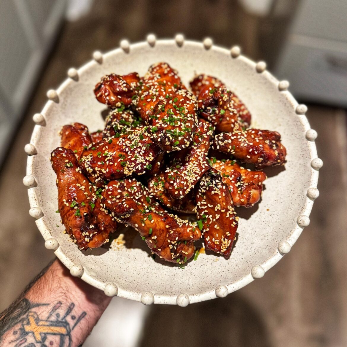 Smoked Teriyaki wings
