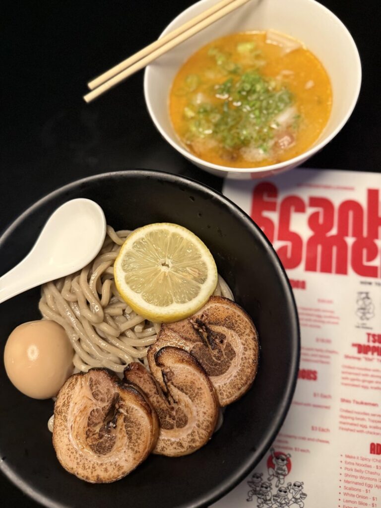 Shrimp Tsukemen in Charleston