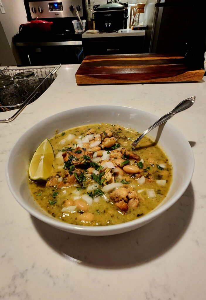 Tomatillo Pork Braise with Pickled Chilis Tomatillo Pork Braise with Pickled Chilis