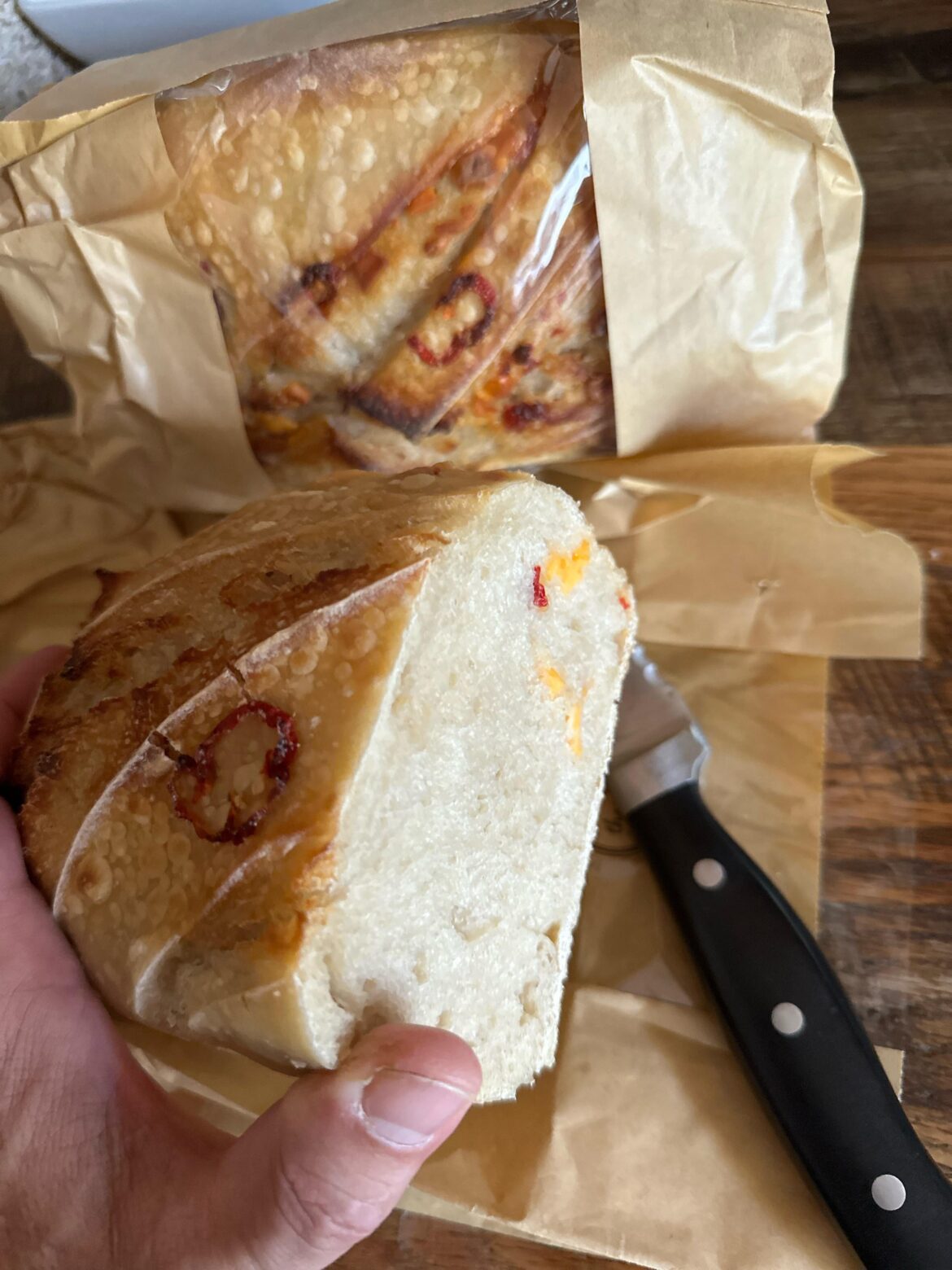 Reaper & Cheese Sourdough Bread