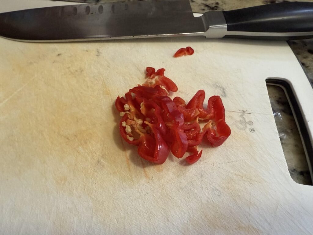 Put my habaneros on a pizza