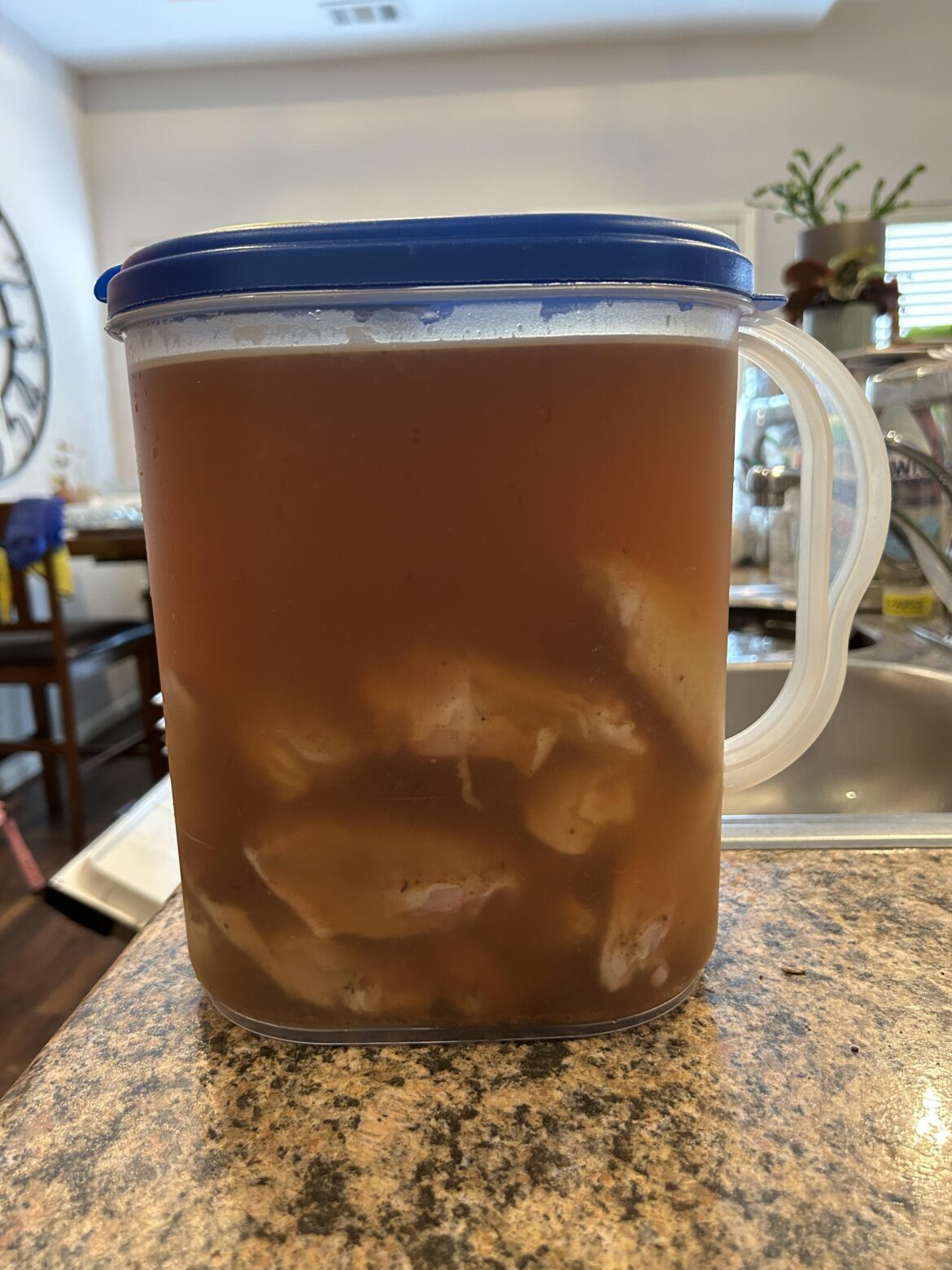 Marinate in your dollar store tea jug