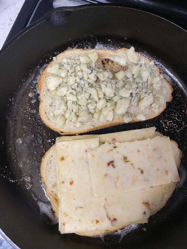 Gorgonzola and Pepper Jack