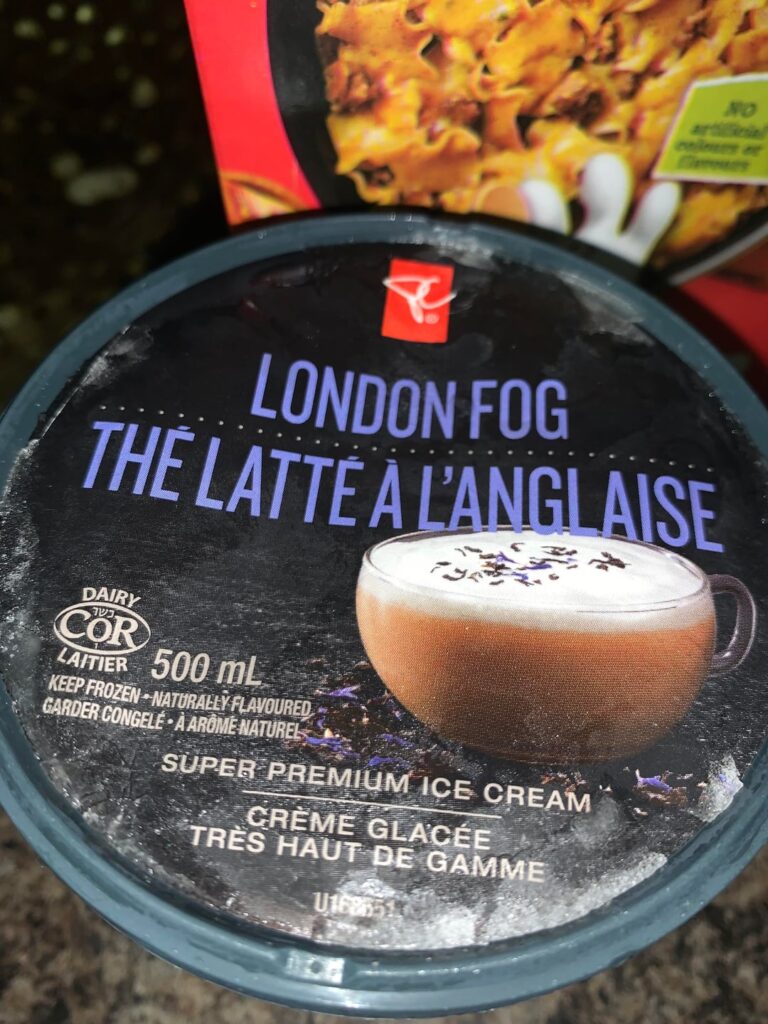 President’s Choice London Fog Ice Cream