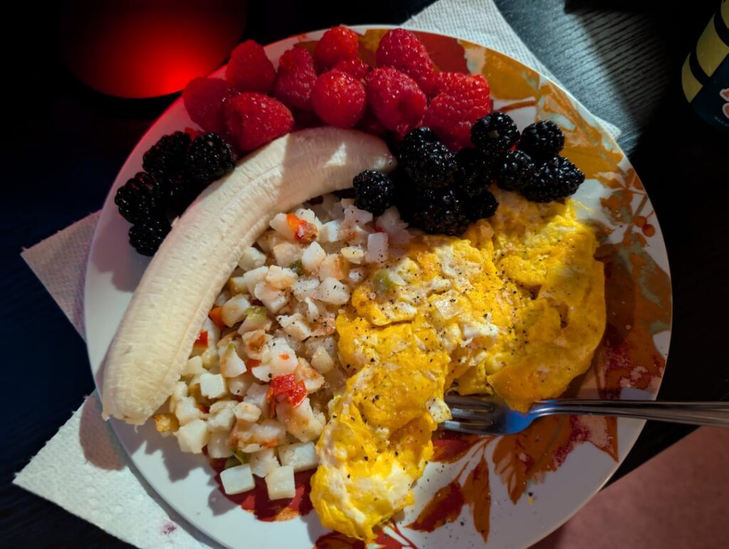 My Breakfast, 458 Calories!