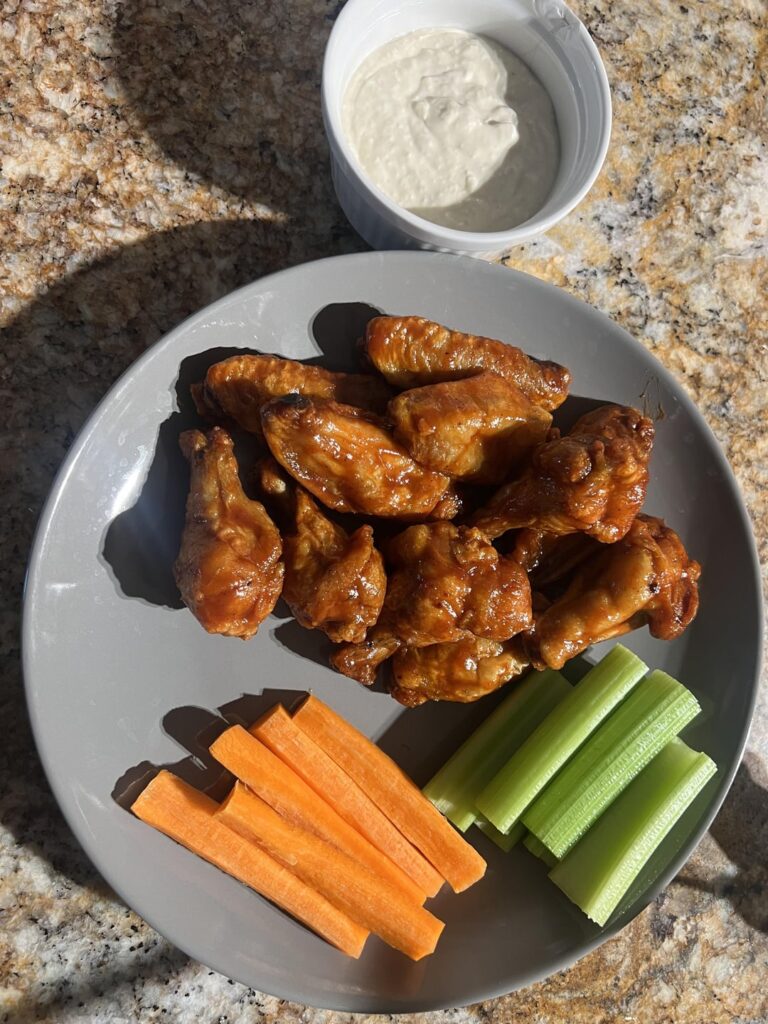 I present to you buffalo garlic bbq