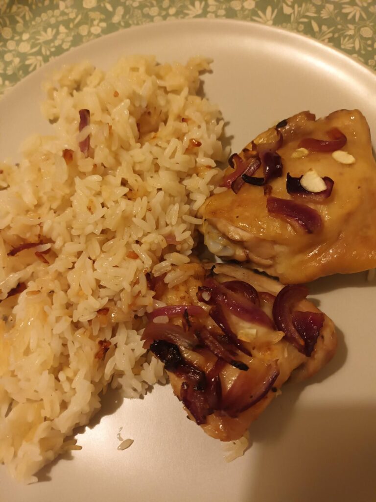Oven Baked Chicken and Rice