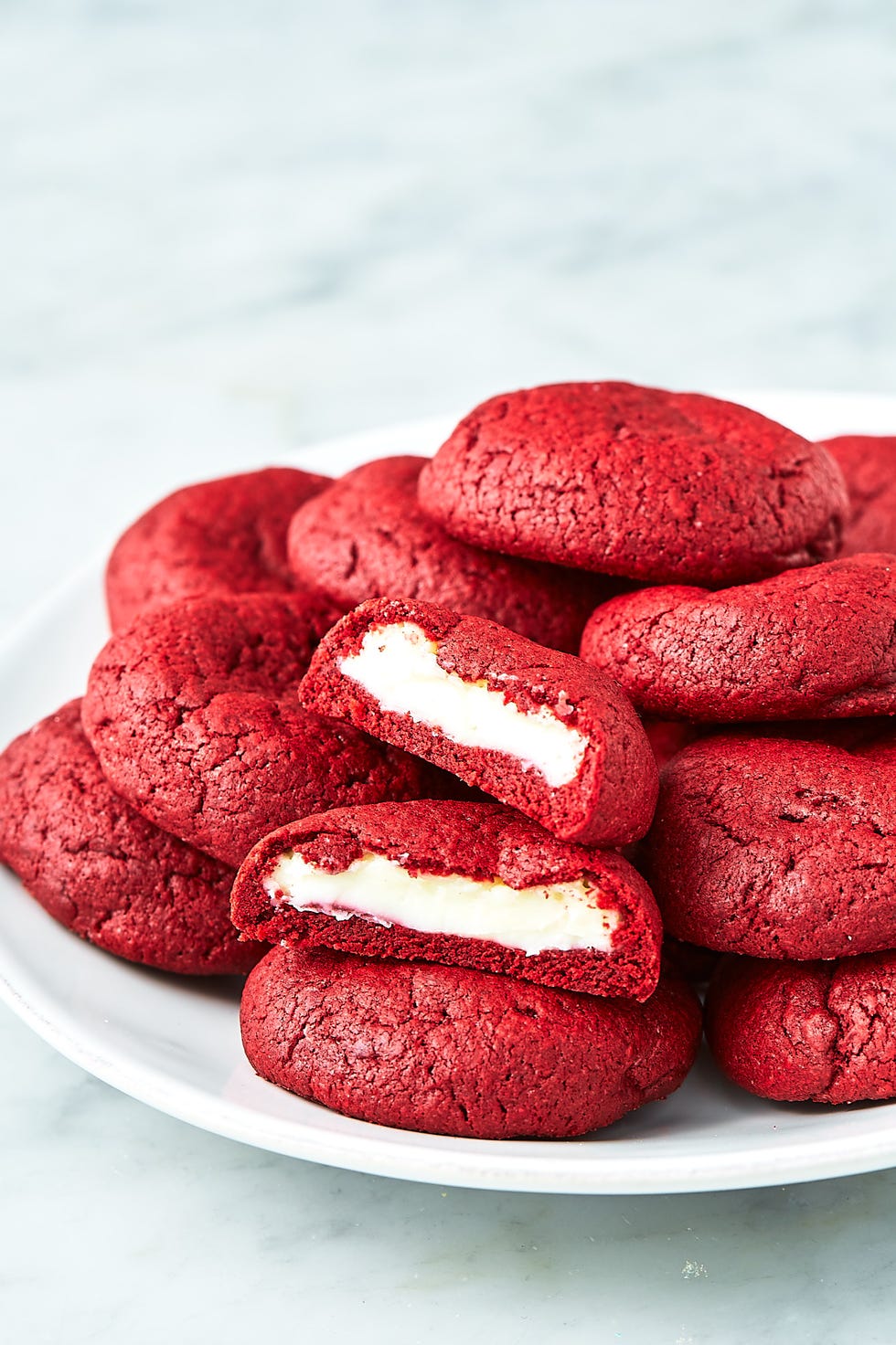 inside out red velvet cookies