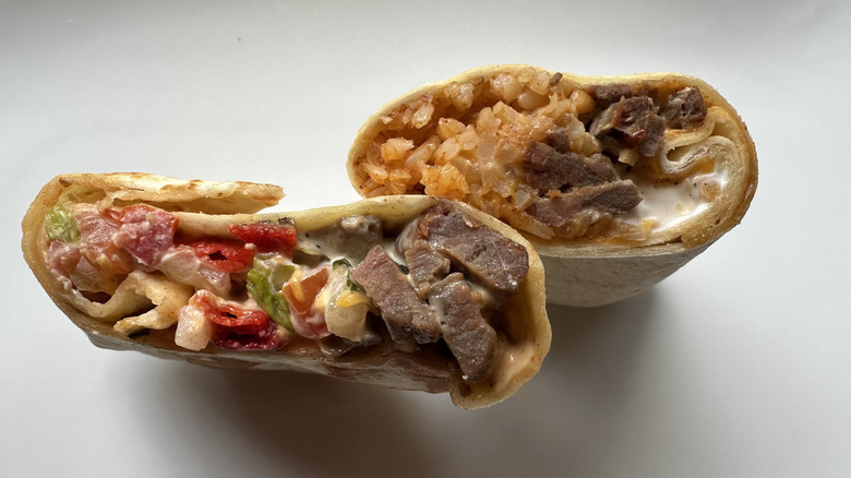 Taco Bell Grilled Steak Burritos