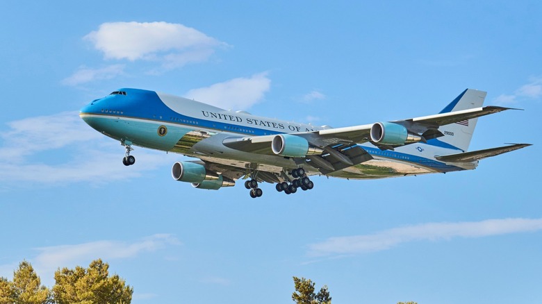Air Force One in flight