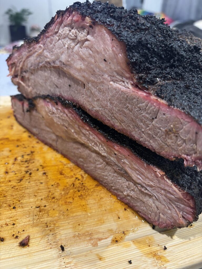 First brisket.