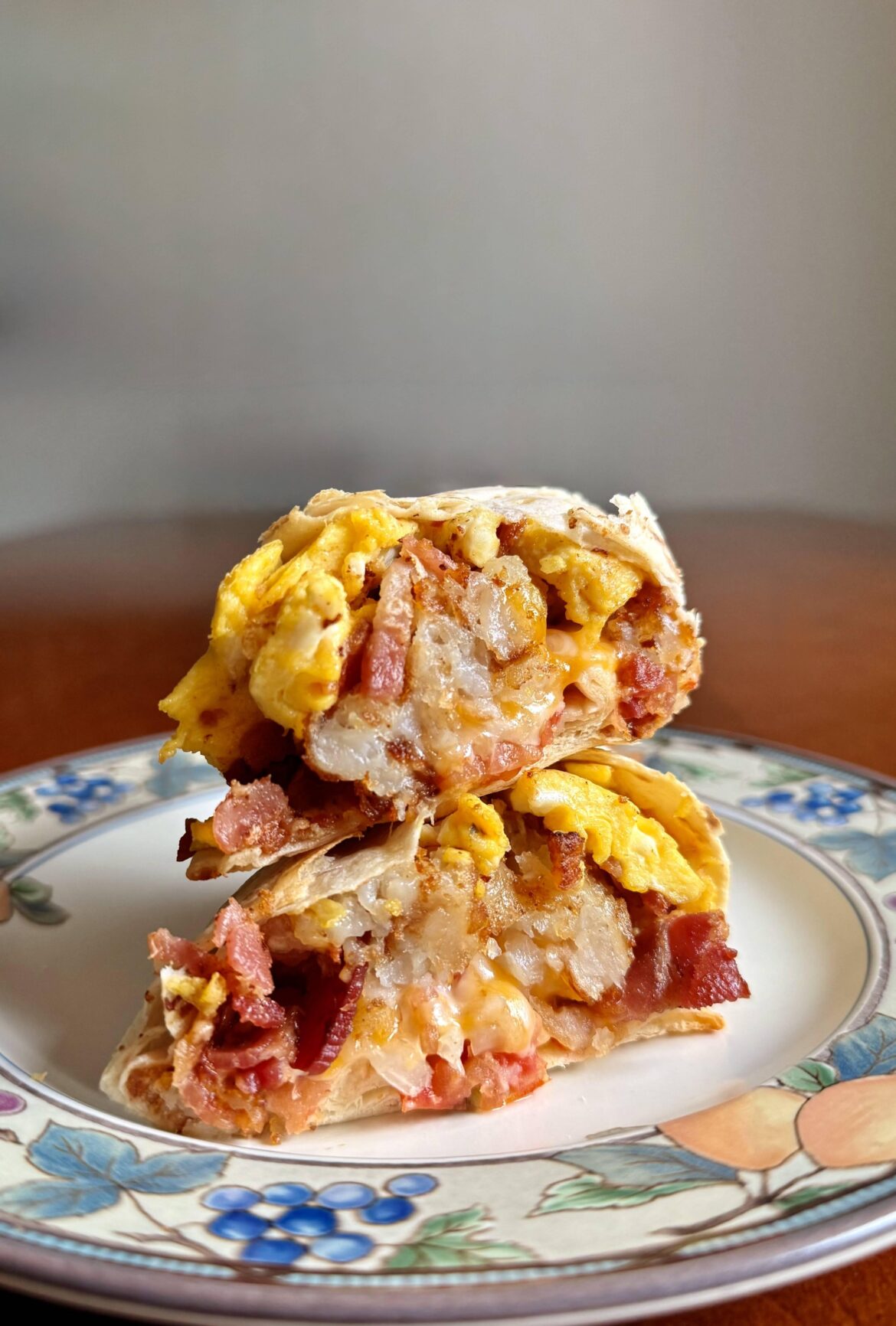 [homemade] Breakfast burritos