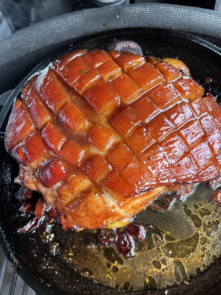 Shoulder slow cooked