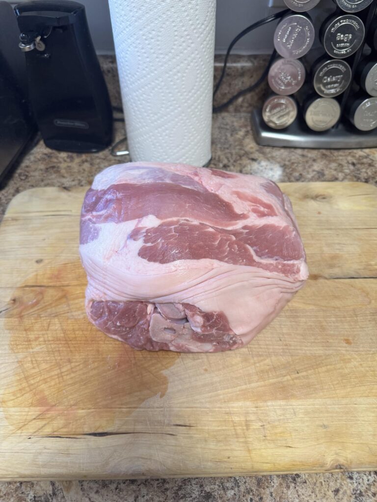 Yesterday’s 10 hour pork shoulder cook.