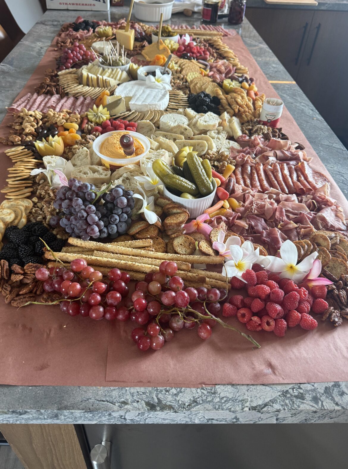 Threw down last night