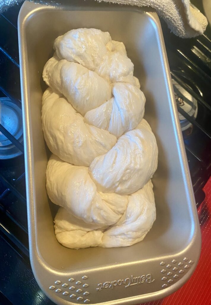 My first time making a braided loaf! 🥰