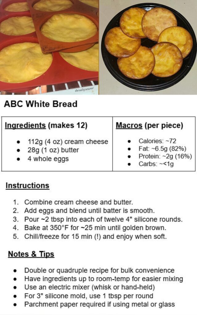 Simple 3-ingredient keto bread I’ve baked for years (not cloud)