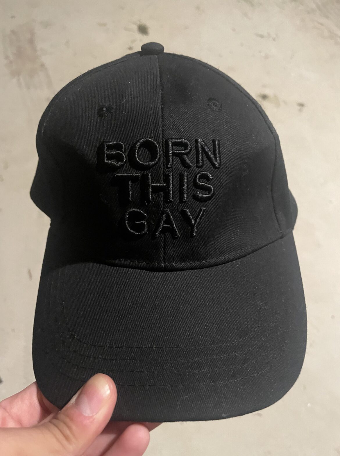 The hat I mistook for my work hat and wore on the line for an hour before my boss caught it 😑