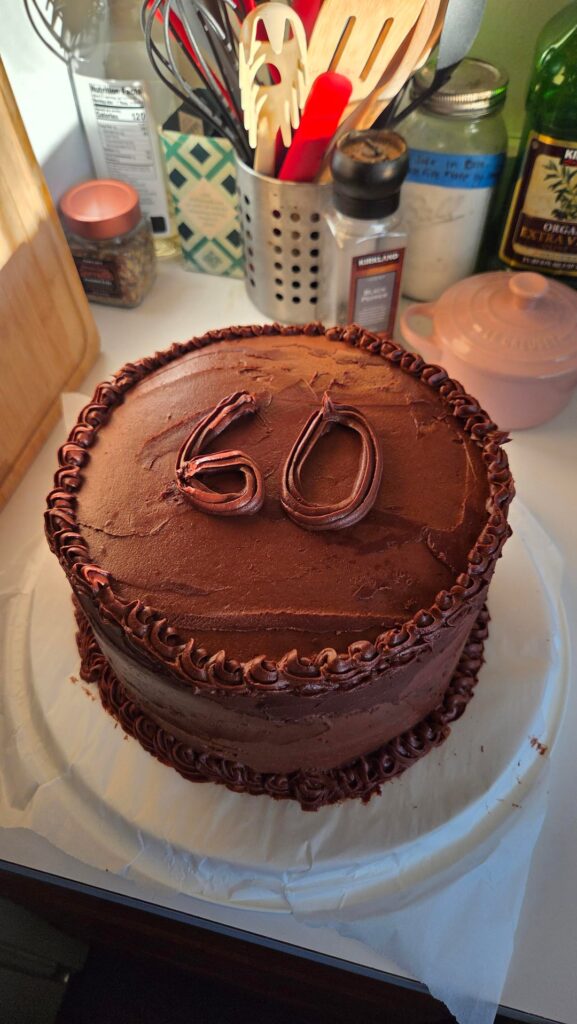 My very amateur attempt at a pretty cake for my mom’s 60th birthday ❤️ My very amateur attempt at a pretty cake for my mom's 60th birthday ❤️