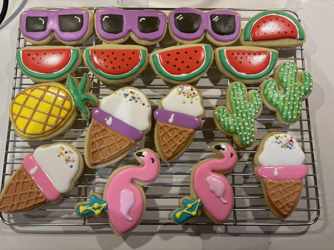 Second set made for a work pool party!