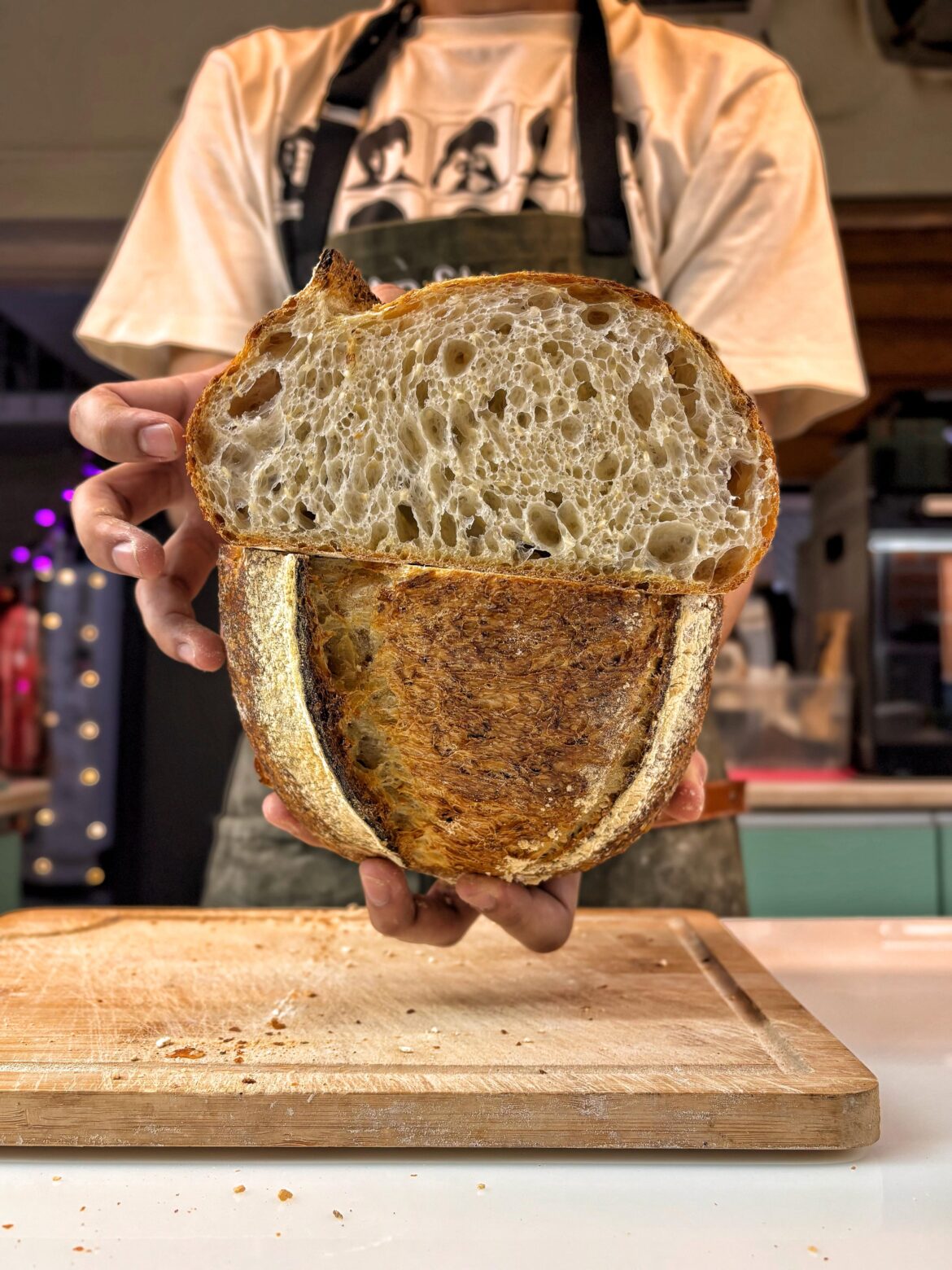 Toasted Sesame Sourdough Loaf