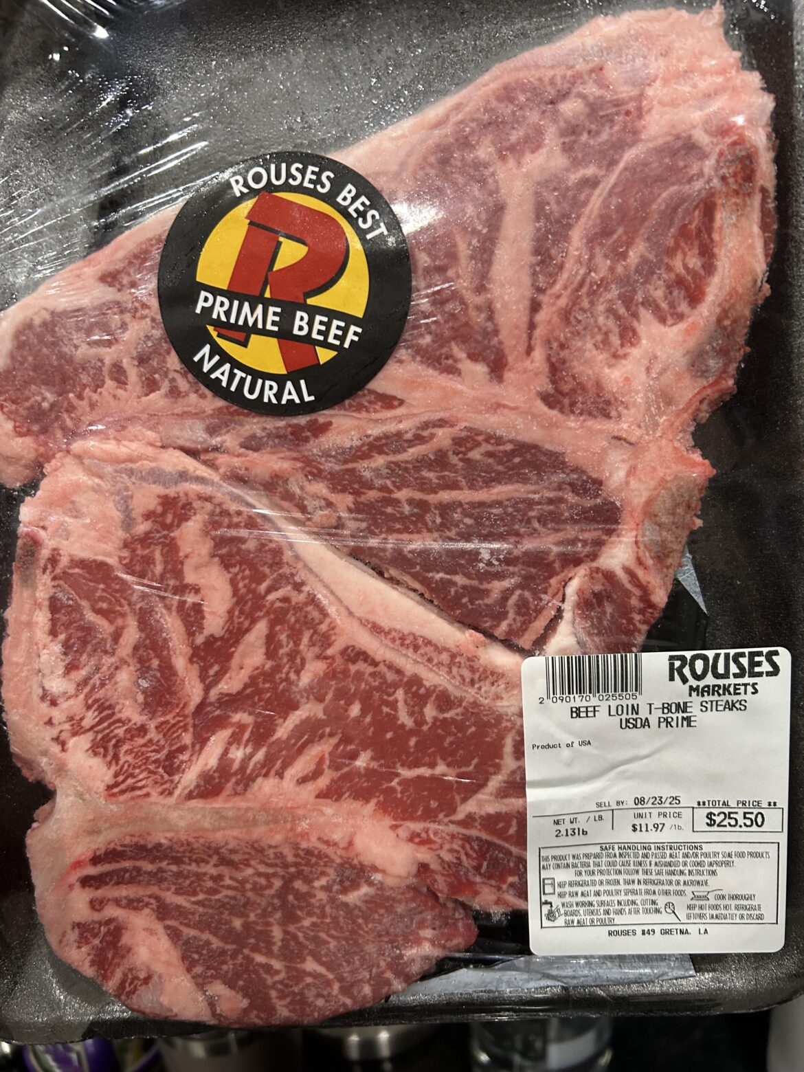Good looking steaks