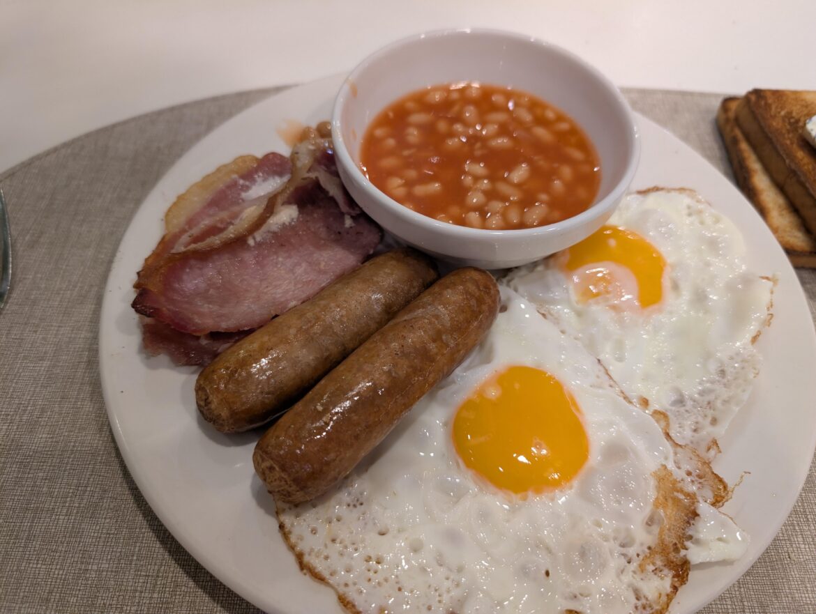 All-inclusive buffet at hotel in Tenerife.