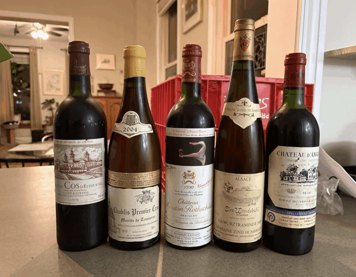 Some Old Wines from my Grandfather's Cellar
