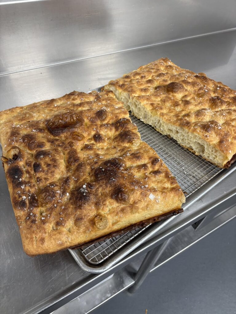 Does the crumb look okay for focaccia?