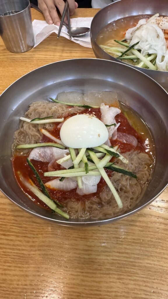 naengmyeon noodles at home