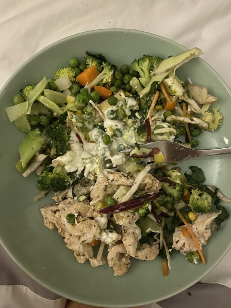 Chicken & steamed veges