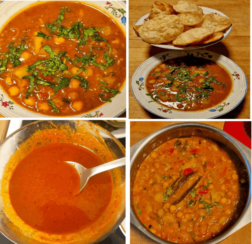 Traditional Chana/Chickpea Masala Indian style