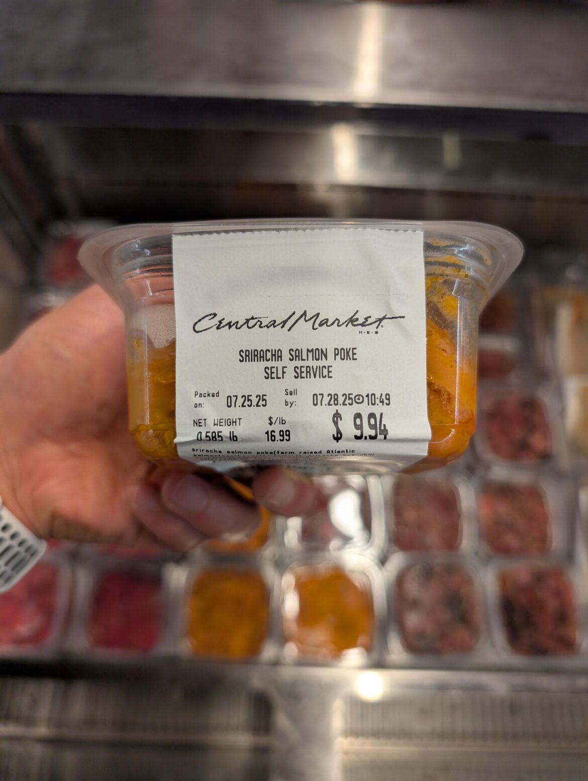 Poke at Central market can be eaten raw right?