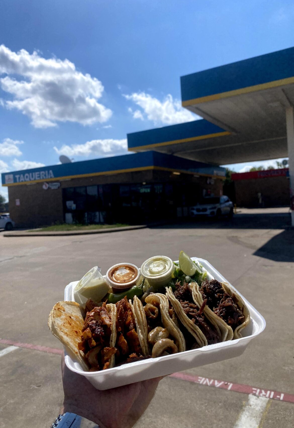 Gas station tacos