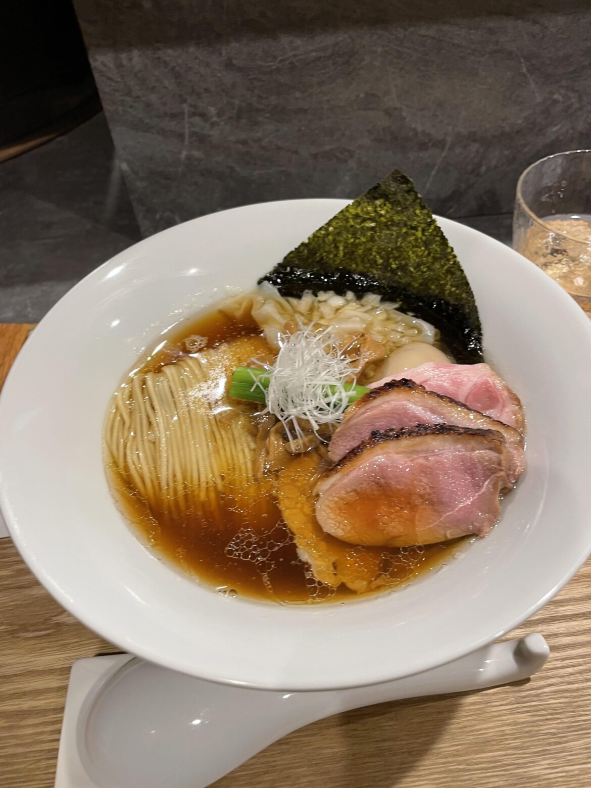 Shoyu ramen from Ramen Matsui in Shinjuku