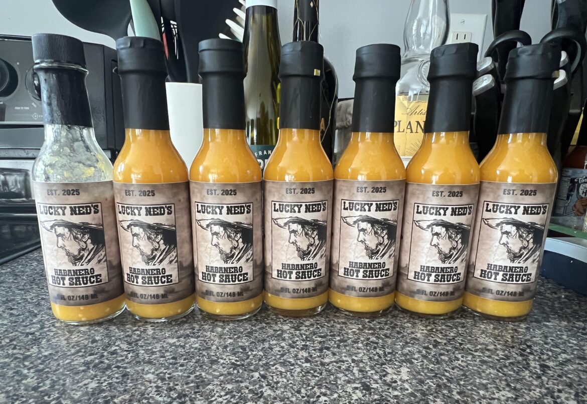 Grew some habaneros this year and made my own hot sauce with them