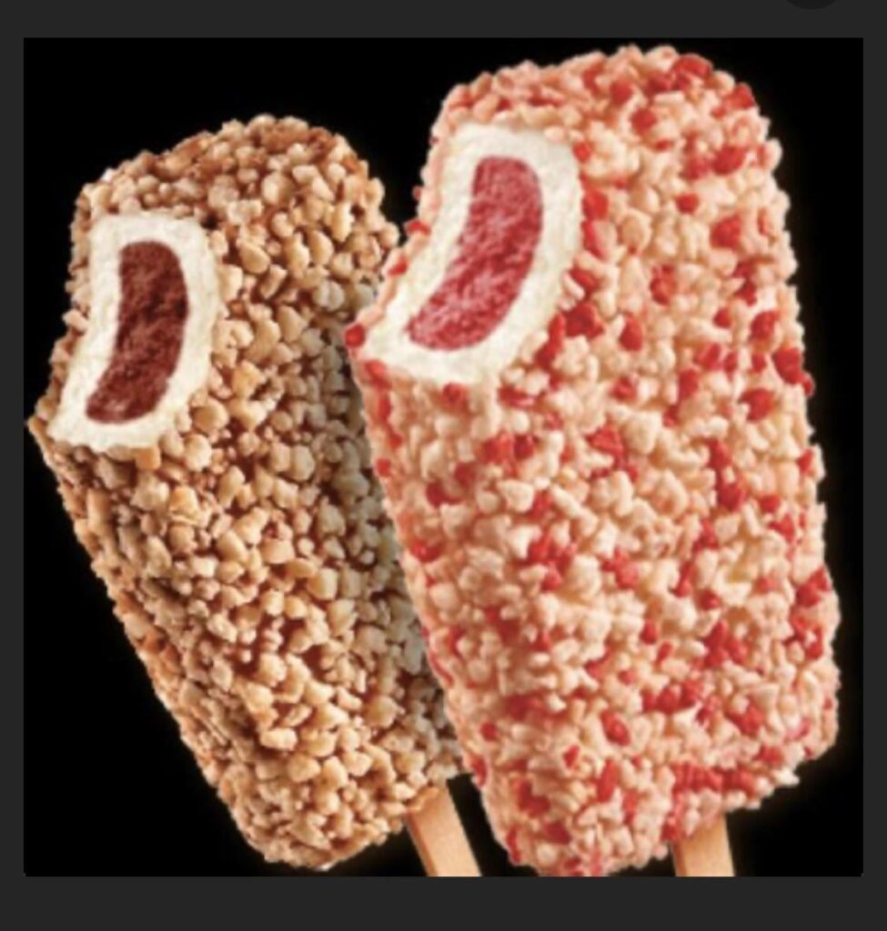 Strawberry ice cream bars??