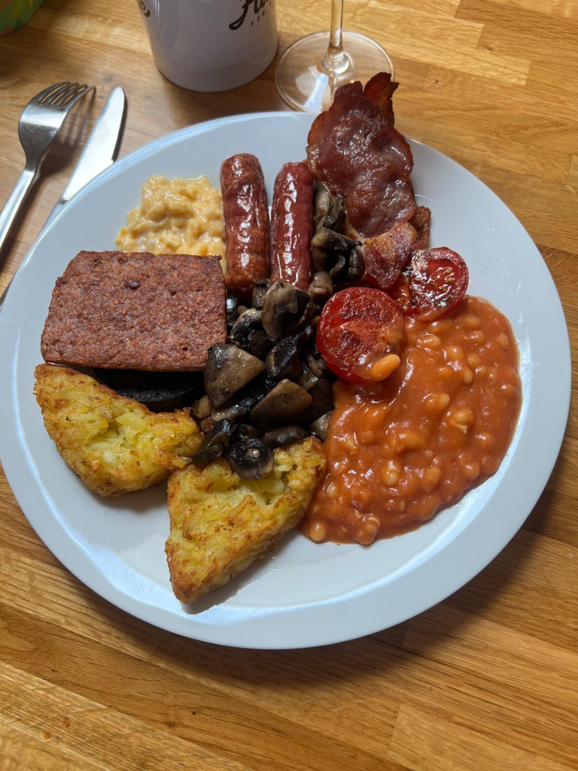 Went to see my mate in Scotland and cooked for him. Took advantage of the square that’s available.