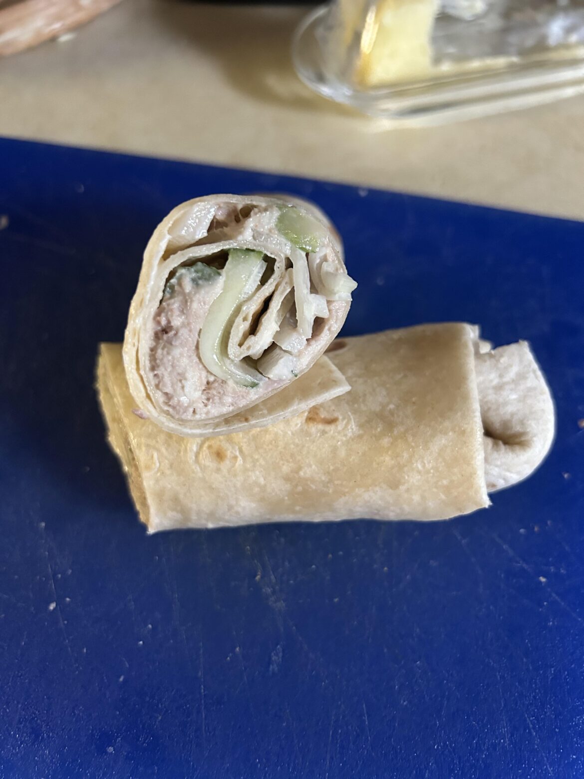 sometimes you just need a simple tuna salad rollup