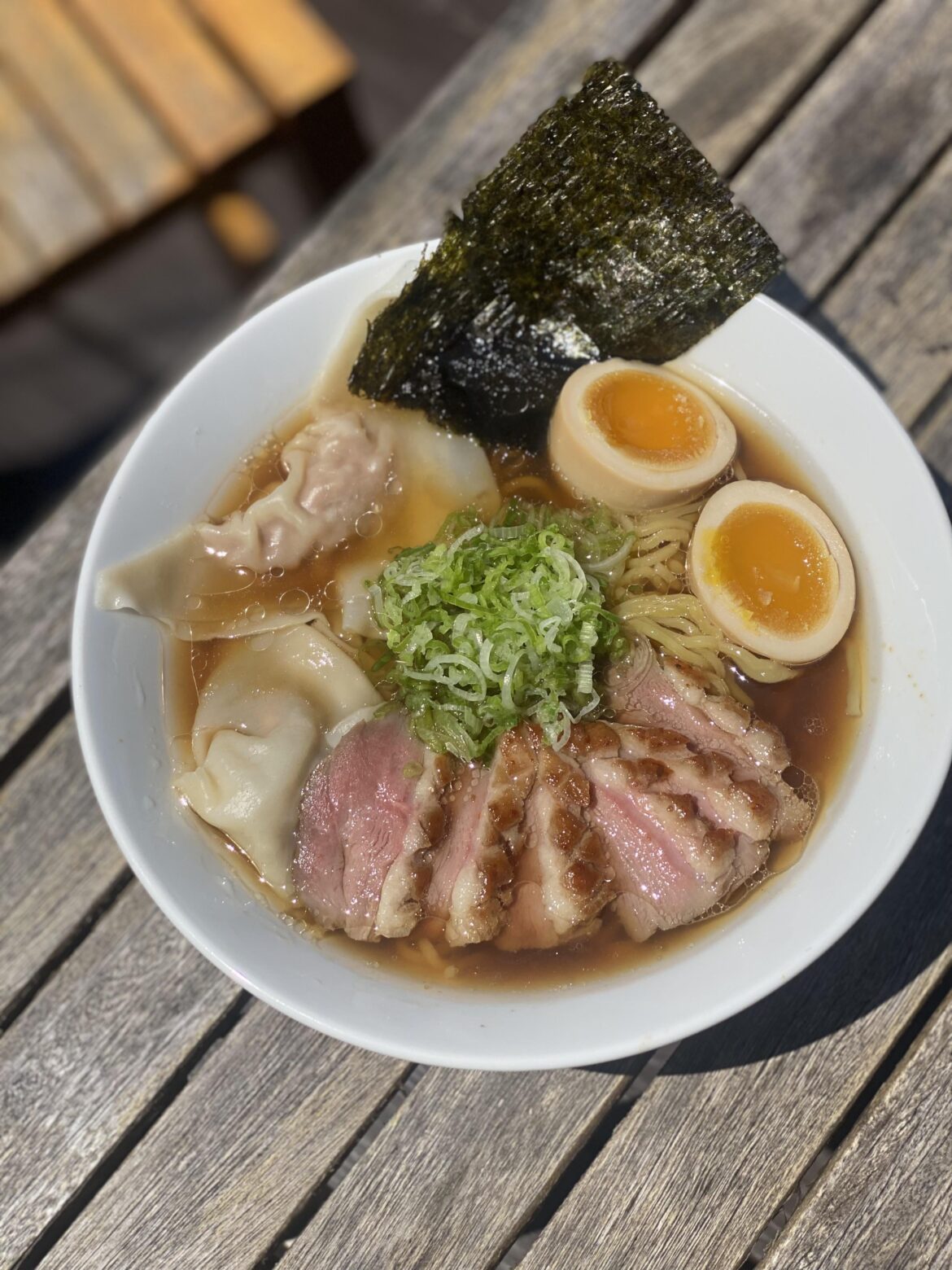 Duck shoyu wontonmen