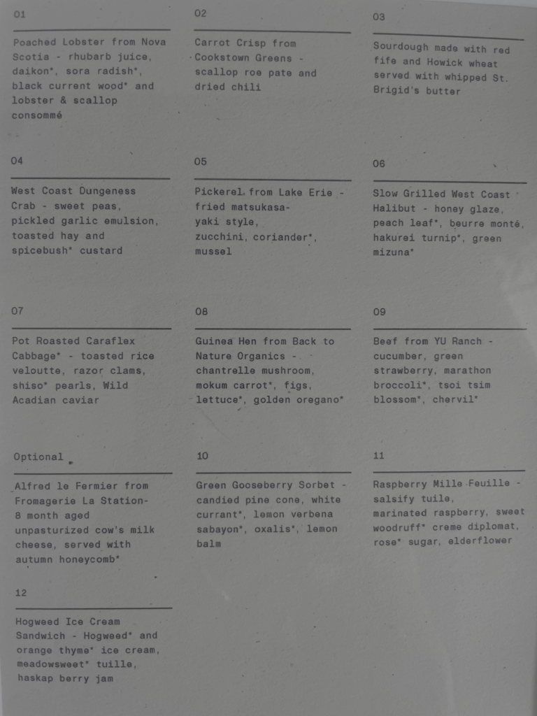 Restaurant Pearl Morissette 07/12/25