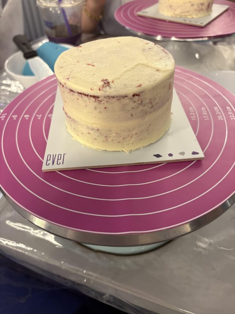 Cake decorating station told myself I’d eat 1/4th but I ended up eating 3/4ths